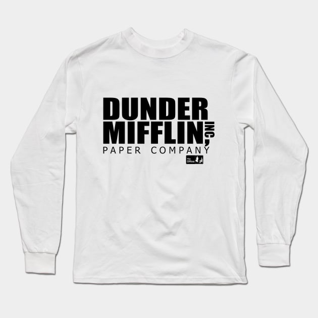 Dunder Mifflin Inc. Long Sleeve T-Shirt by DavidLoblaw